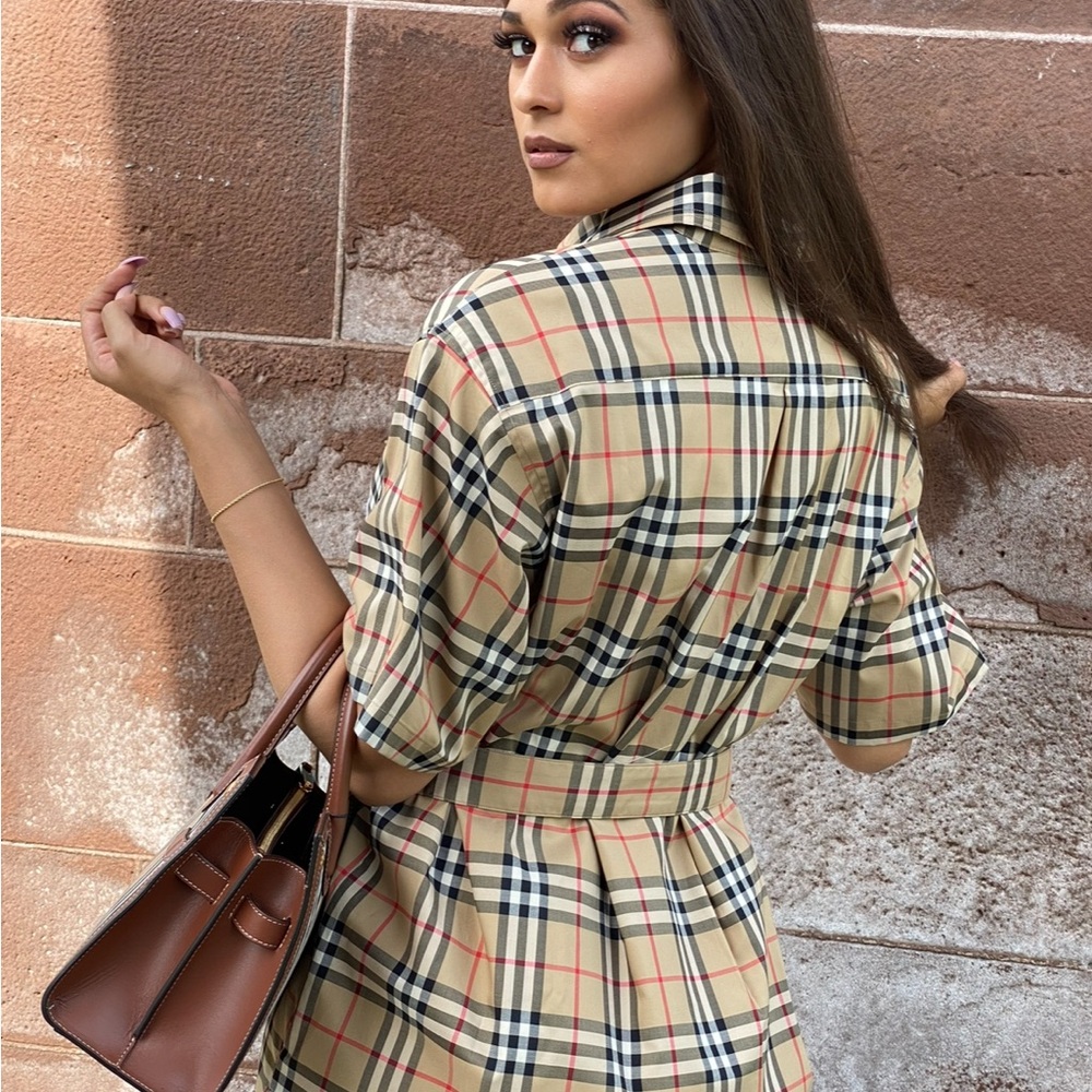 Burberry Tan and Brown Mini Bag - Picture 8 of 10